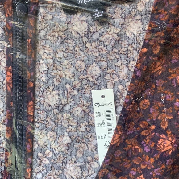 Madewell | Dresses | Madewell Aidy Squareneck Tiered Midi Dress In Orchard Floral | Poshmark